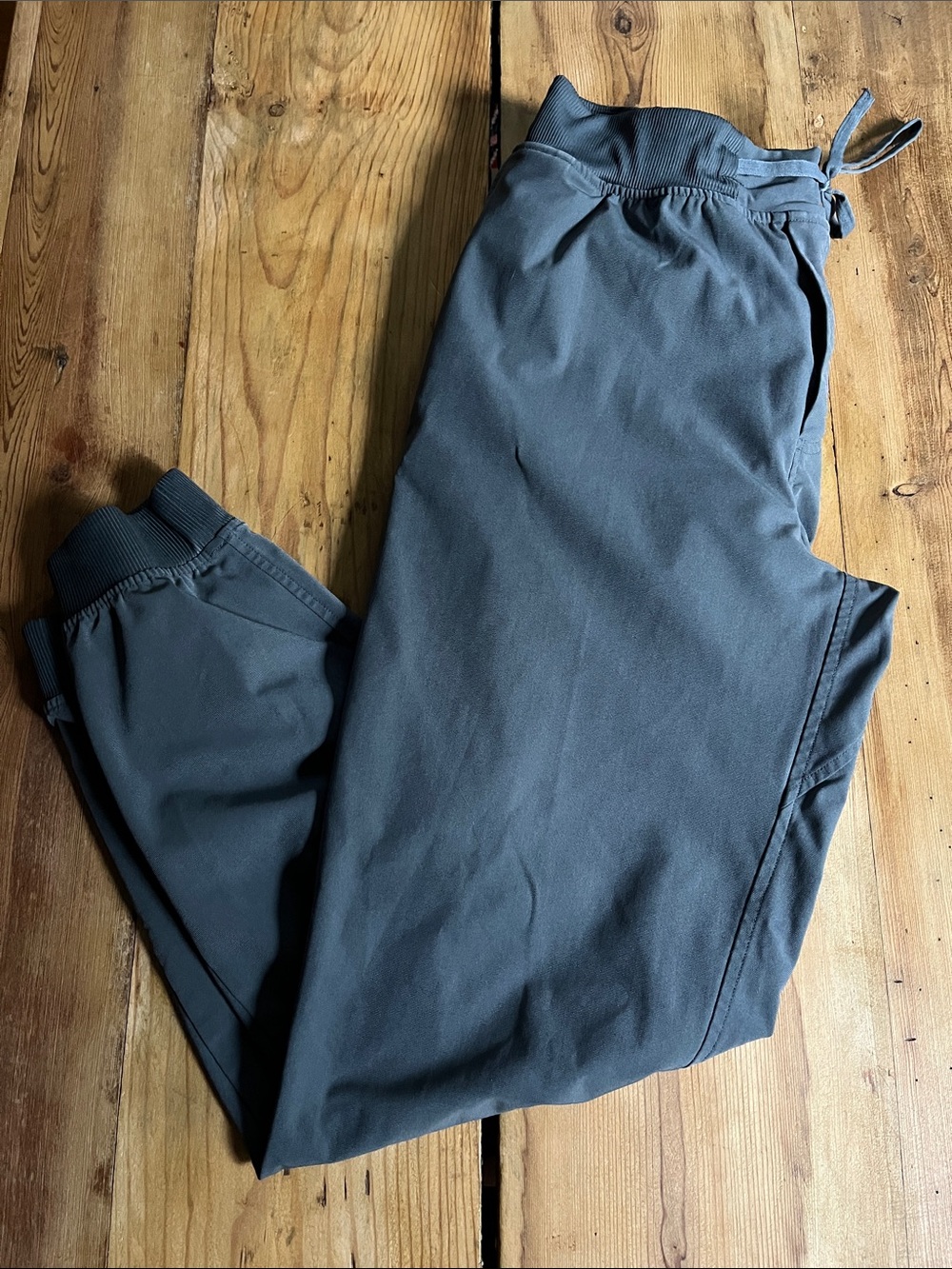 RHOBACK L Charcoal Jogger Pants Delta?